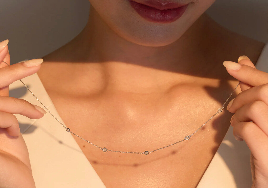 Guardian Diamond Multiple Midget Necklace