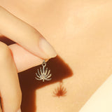 Sugar Palm Leaf Pendant