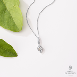 Coral Tree Leaf Necklace