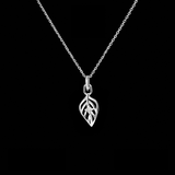 Coral Tree Leaf Necklace