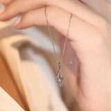 Coral Tree Leaf Necklace