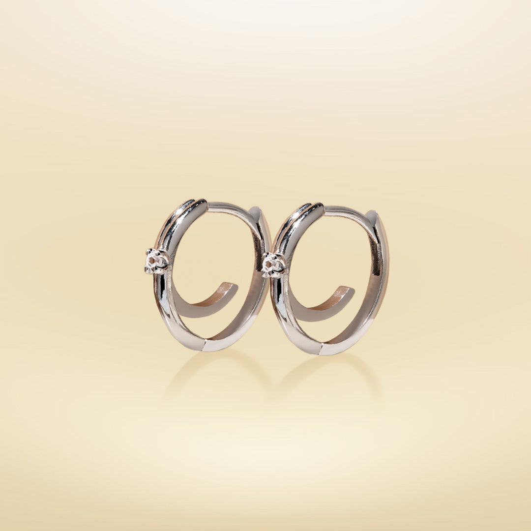 Double Hoop Earring