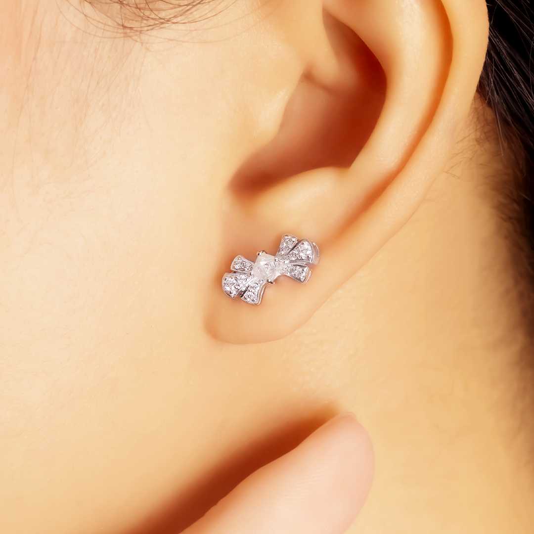 Mini Ribbon Earring