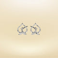 Crystal Mind Peach Earrings