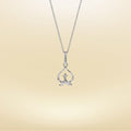 Crystal Mind Peach Necklace