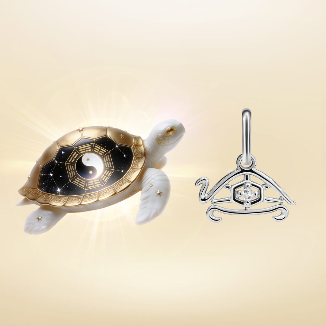 Millennium Golden Turtle Necklace