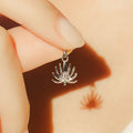 Sugar Palm Leaf Pendant