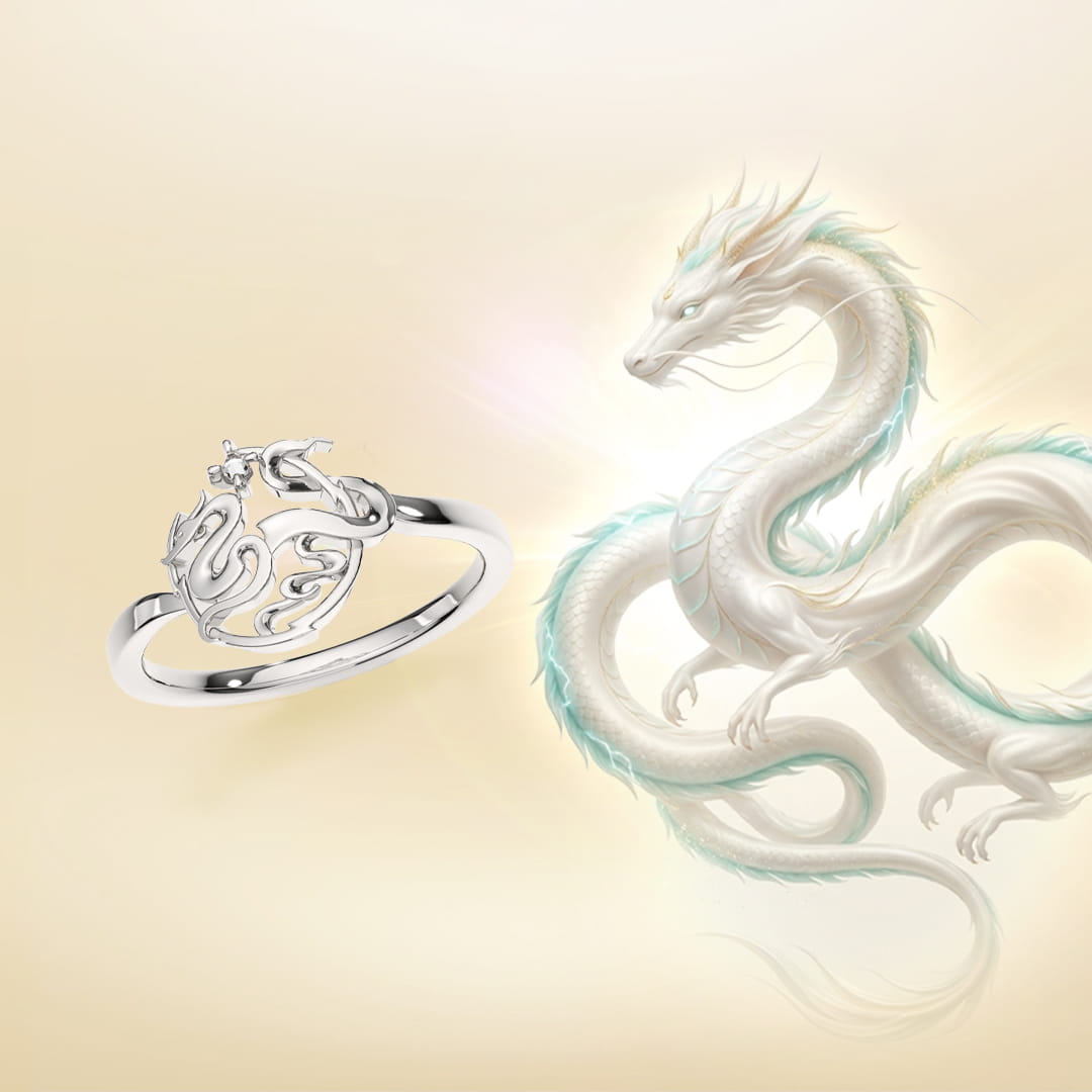 Cloud Dragon Ring