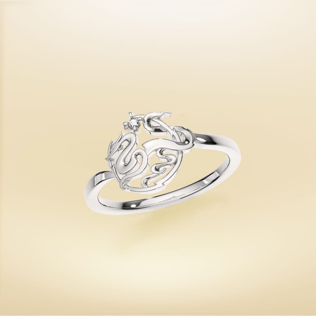 Cloud Dragon Ring