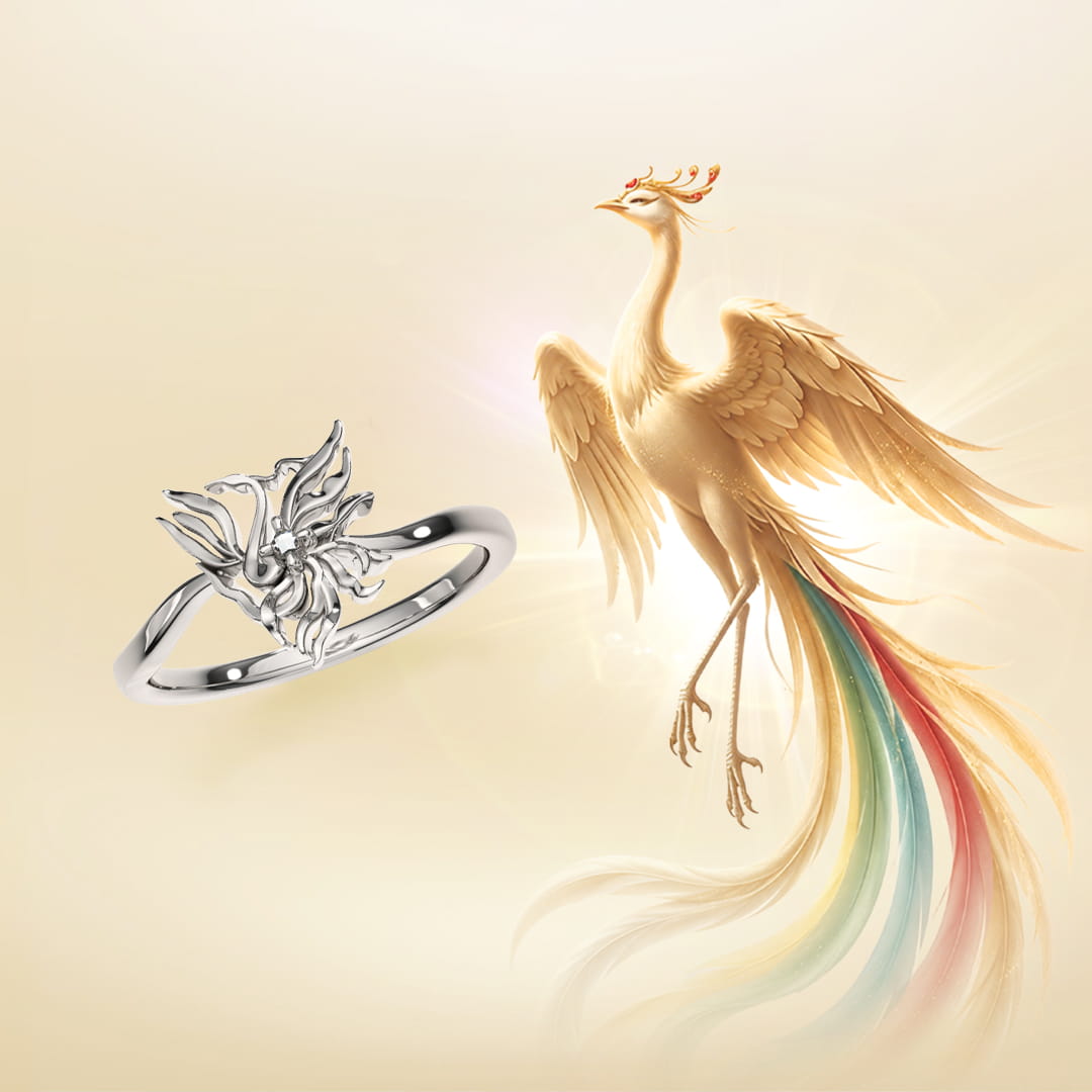 Golden Phoenix Ring