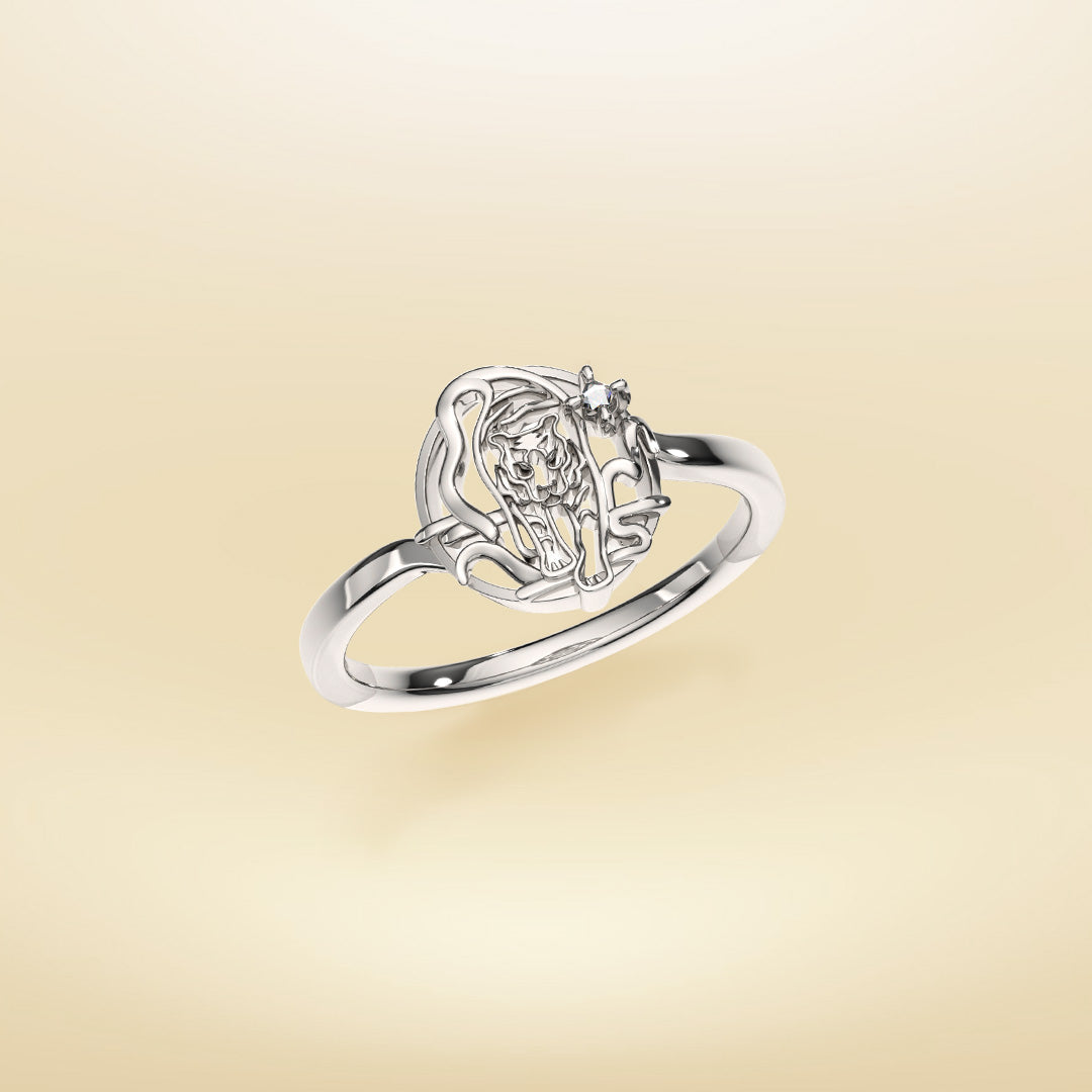 White Tiger Ring